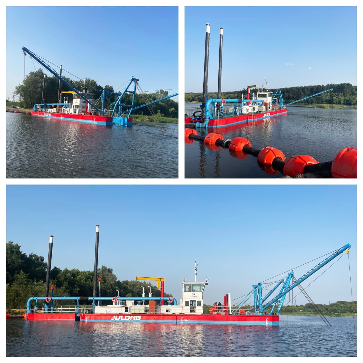 JLCSD400 16 Inch Cutter Suction Dredger 2500 m3/h for River Sand Mining JLCSD400 16 Inch Cutter Suction Dredger 2500 m3/h for River Sand Mining