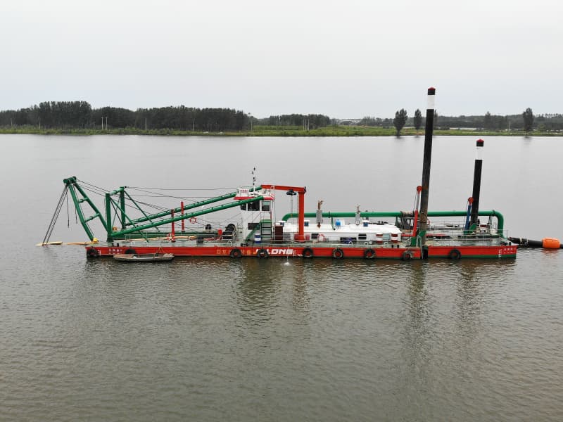 Drague à succion hydraulique JLCSD500 de 20 pouces, débit de 4000 m³/h, pour le dragage et l'exploitation minière