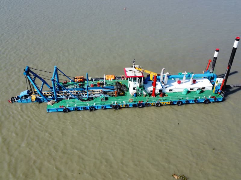 Drague à tête de coupe modulaire JLCSD650 de 26 pouces, débit de 6 000 m³/h, pour le dragage fluvial, lacustre, maritime et portuaire