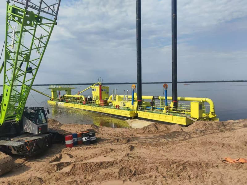 Drague submersible à pompe, drague à sable, drague aspirante pour dragage en profondeur