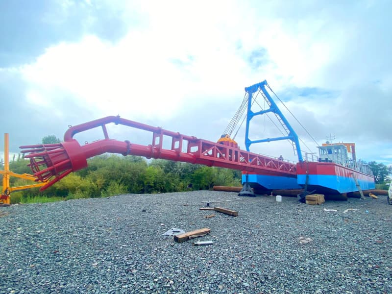 Dragueur à jet d'eau électrique/diesel pour le dragage fluvial