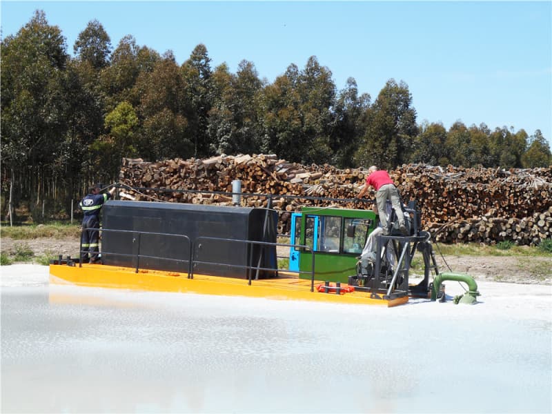 Dragueuse à tête de tarière hydraulique pour le dragage des rivières, des lacs et des étangs