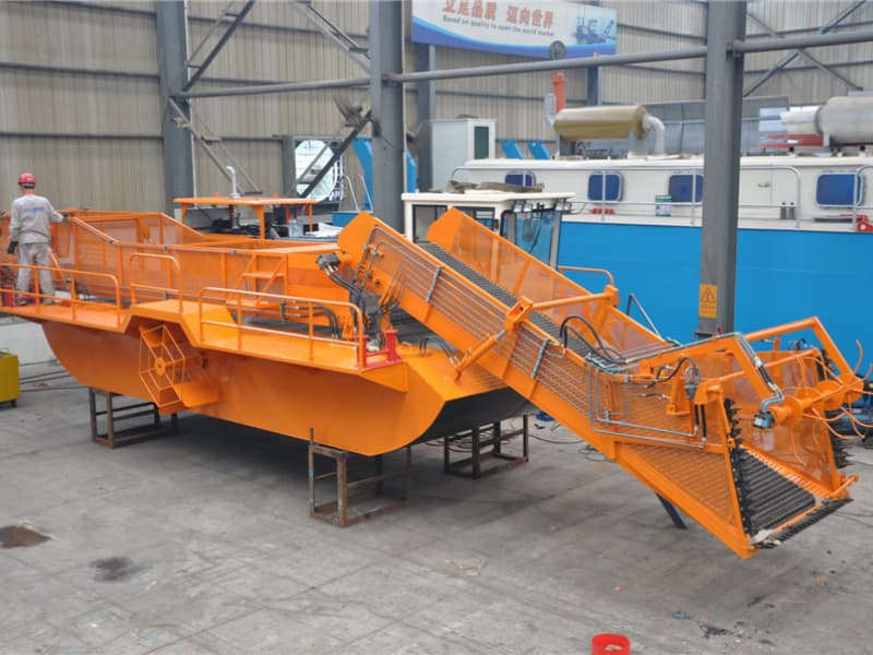 Bateau de nettoyage automatique des eaux/Récolte de plantes aquatiques/Écumeur de déchets