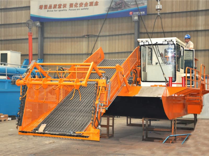 Bateau de nettoyage automatique des eaux/Récolte de plantes aquatiques/Écumeur de déchets