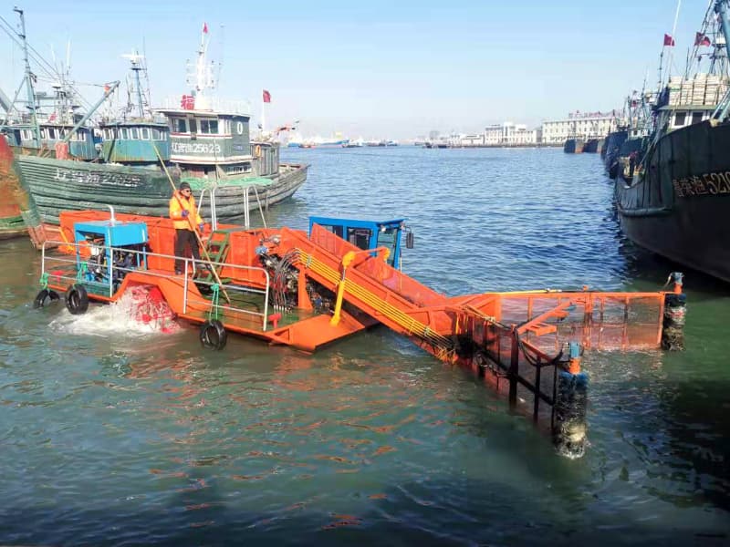 Bateau de nettoyage automatique des eaux/Récolte de plantes aquatiques/Écumeur de déchets