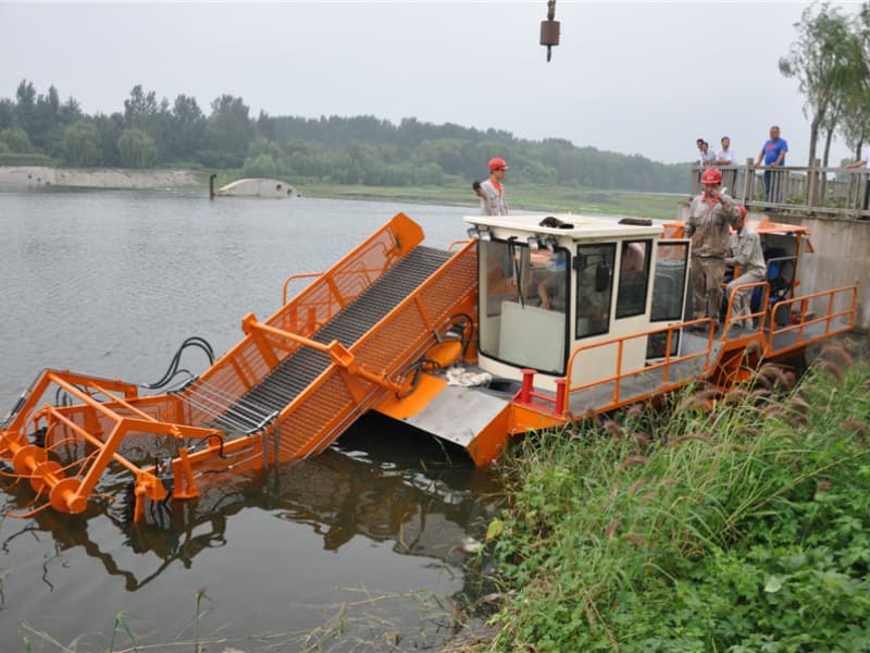 Bateau de nettoyage automatique des eaux/Récolte de plantes aquatiques/Écumeur de déchets