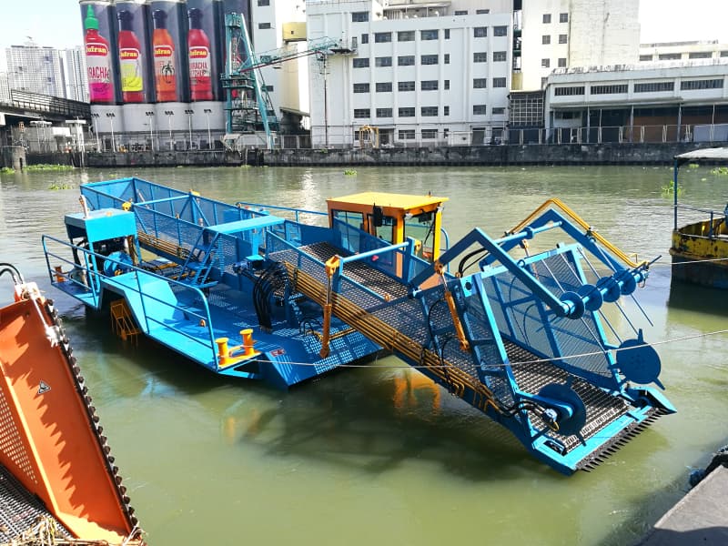 Bateau de nettoyage automatique des eaux/Récolte de plantes aquatiques/Écumeur de déchets